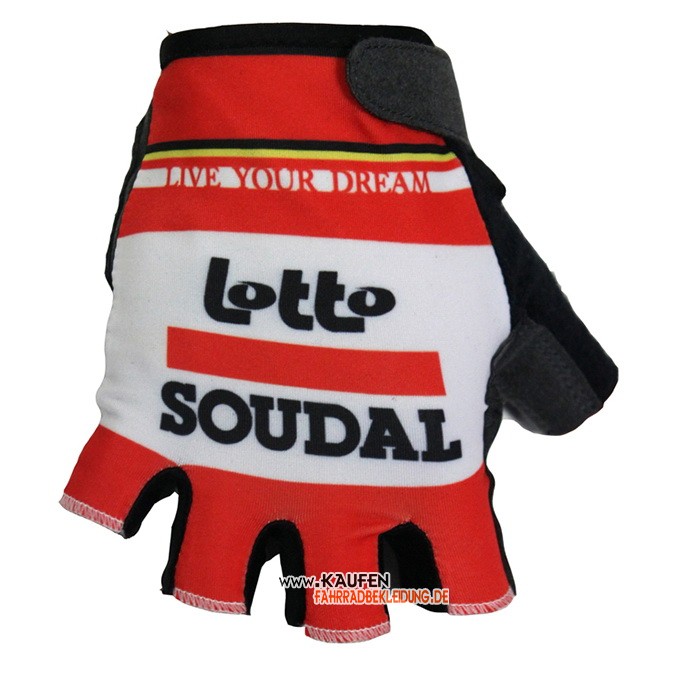 2020 Lotto Belisol Kurze Handschuhe Rot